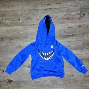 Hurley Kids Blue Hoodie with Graphic Design